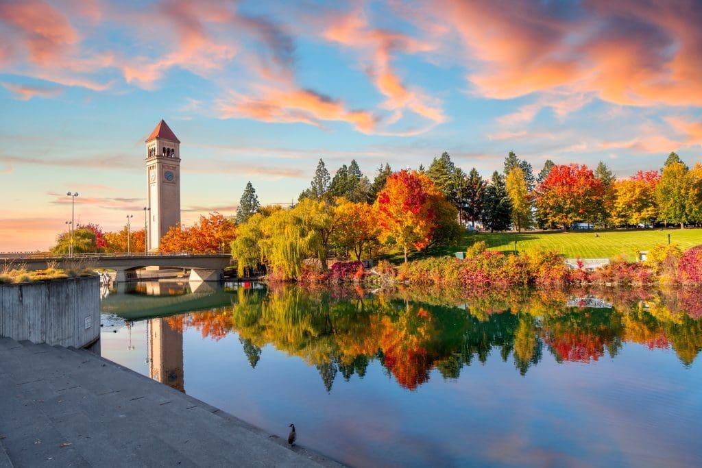Scene of Spokane, Washington